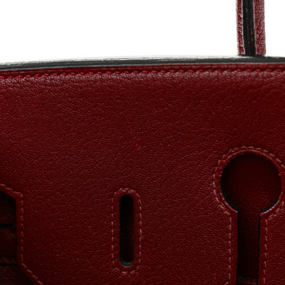 Hermes Chevre de Coromandel Birkin 35 Rouge H 16 of 20