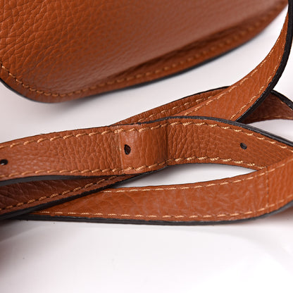 Chloe Calfskin Mini Marcie Round Crossbody Bag Tan 13 of 13