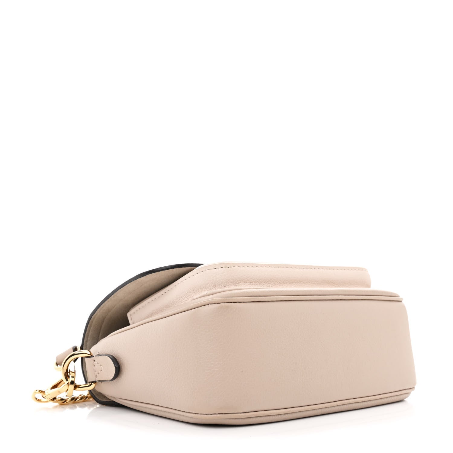Louis Vuitton Grained Calfskin Lockme Tender Greige 4 of 9