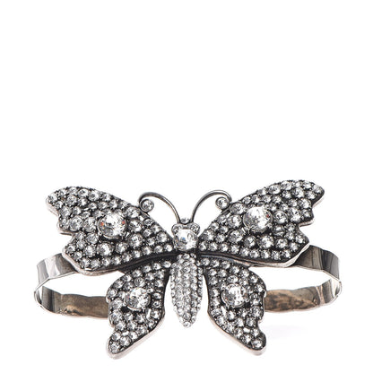 Gucci Crystal Studded Butterfly Palm Cuff 1 of 10
