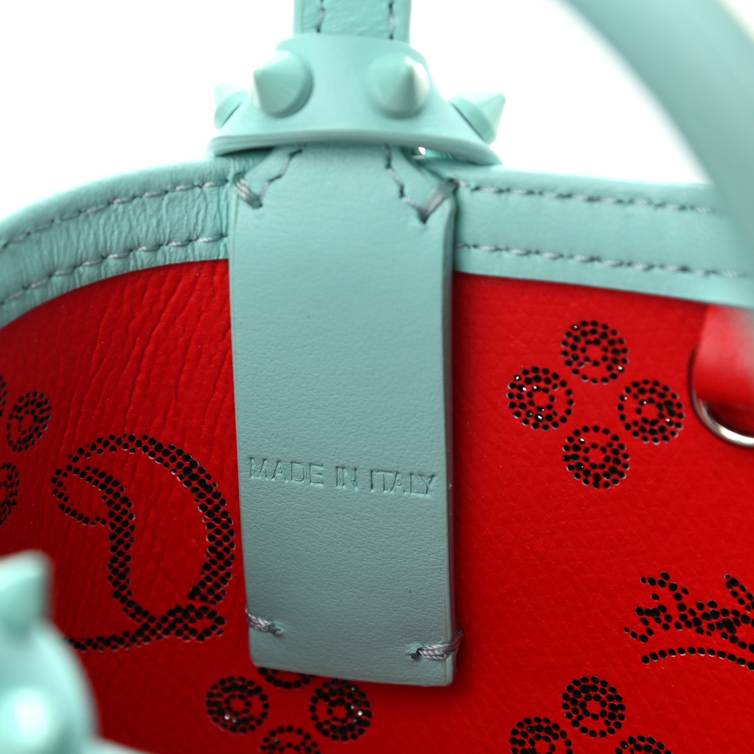 Christian Louboutin Calfskin Loubinthesky Nano Cabata Tote Bermuda 8 of 11