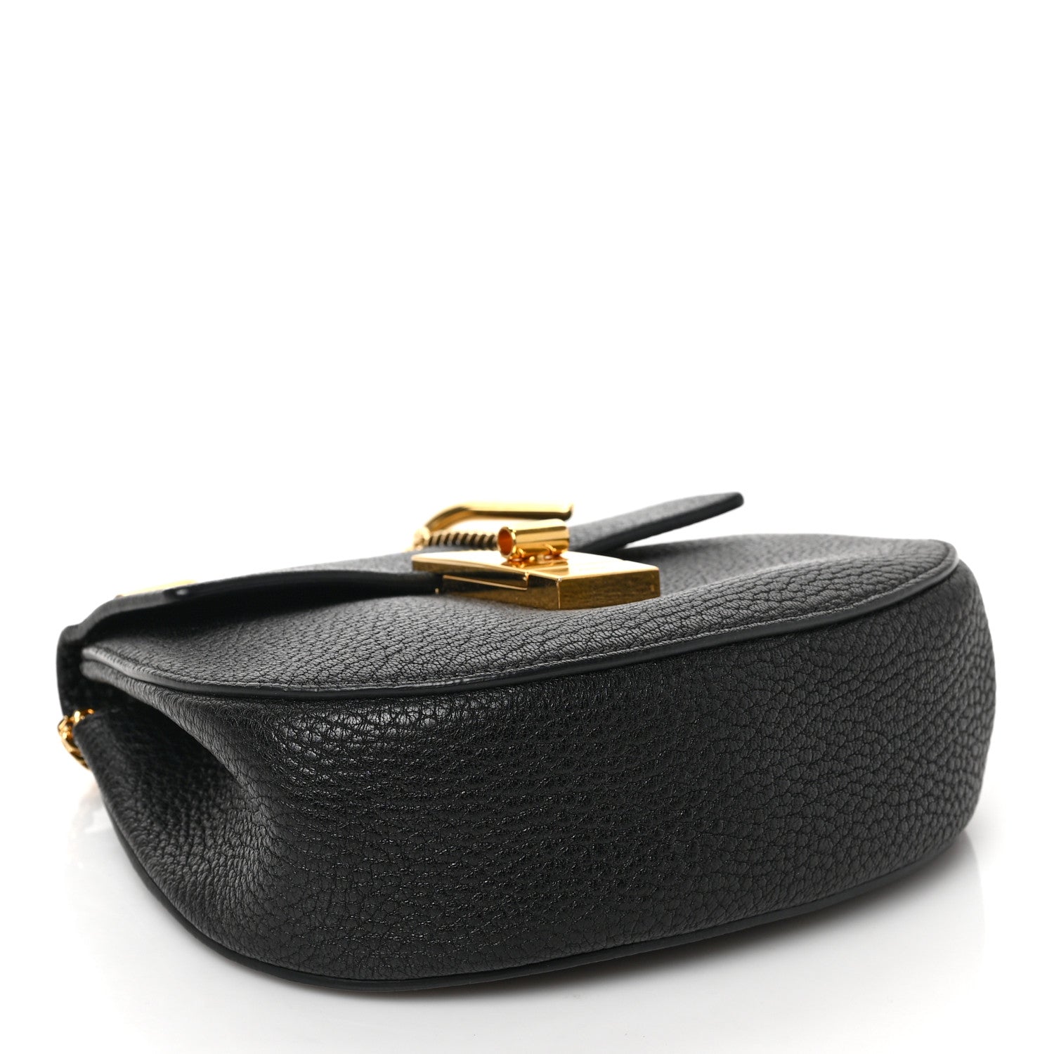 Chloe Goatskin Nano Drew Shoulder Bag Black 3 of 7