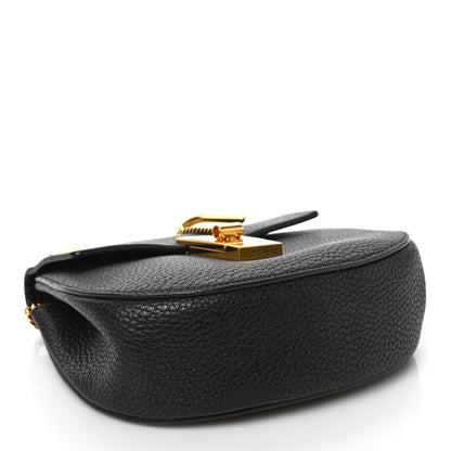 Chloe Goatskin Nano Drew Shoulder Bag Black 3 of 7