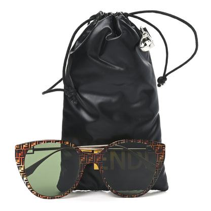 Fendi Metal Cat Eye Sunglasses FF400471 Gold Brown 7 of 7