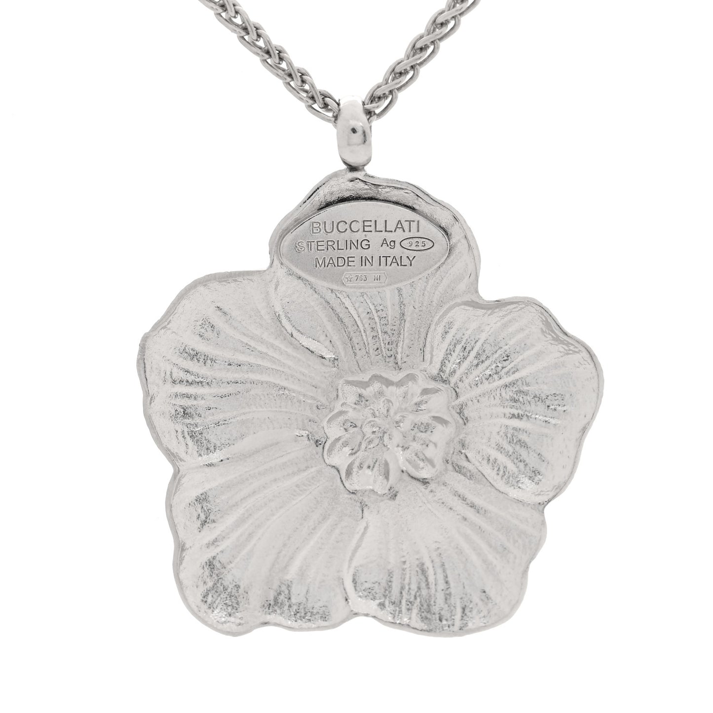 Sterling Silver Vermeil Blossom Pendant Necklace