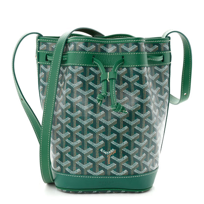 Goyard Goyardine Petit Flot Bucket Bag PM Green 1 of 9