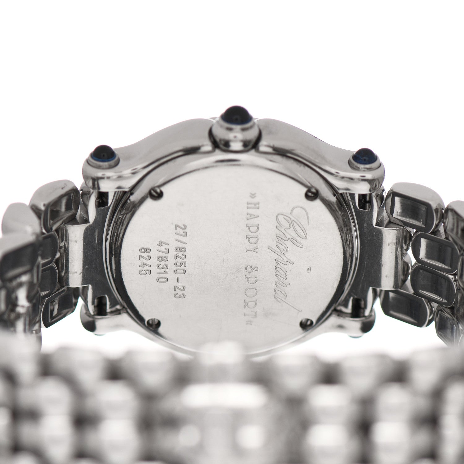 Chopard Stainless Steel 5 Diamond 26mm Happy Sport Quartz Watch 4 of 4