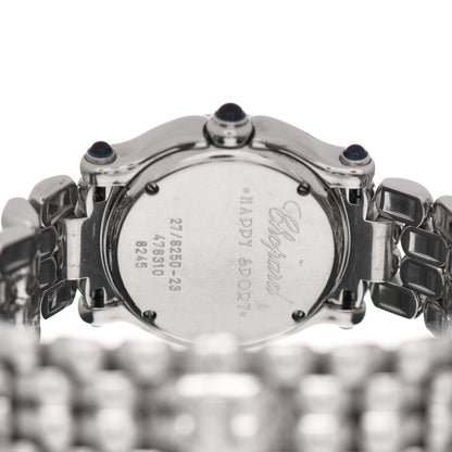 Chopard Stainless Steel 5 Diamond 26mm Happy Sport Quartz Watch 4 of 4