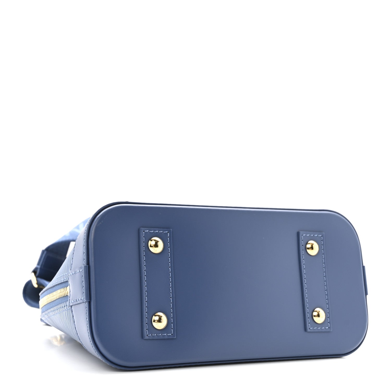 Louis Vuitton Epi Alma BB Denim Blue 4 of 9
