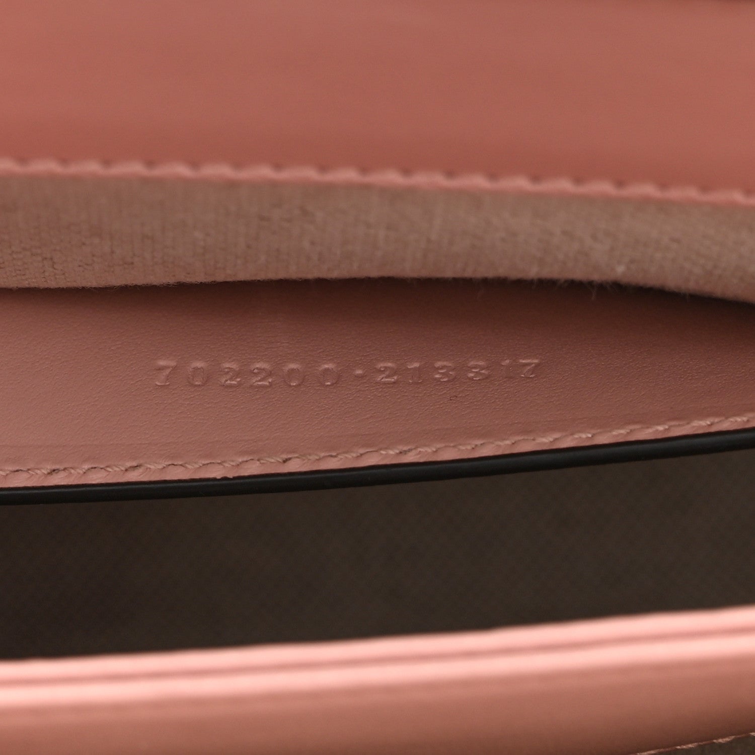 Gucci Calfskin GG Matelasse Small Slim Chain Shoulder Bag Perfect Pink Natural 7 of 11