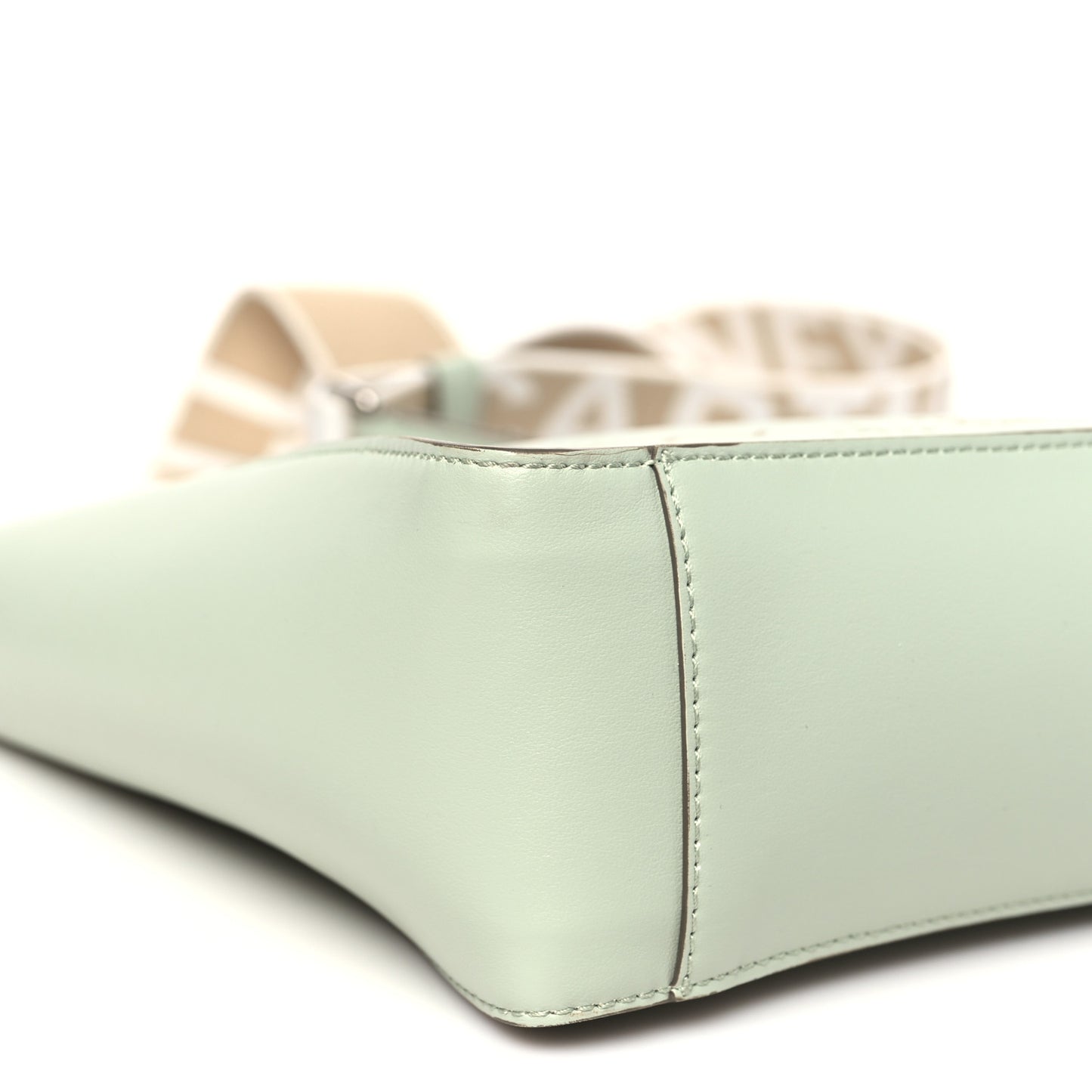 Eco Alter Nappa Perforated Logo Mini Crossbody Sage Green