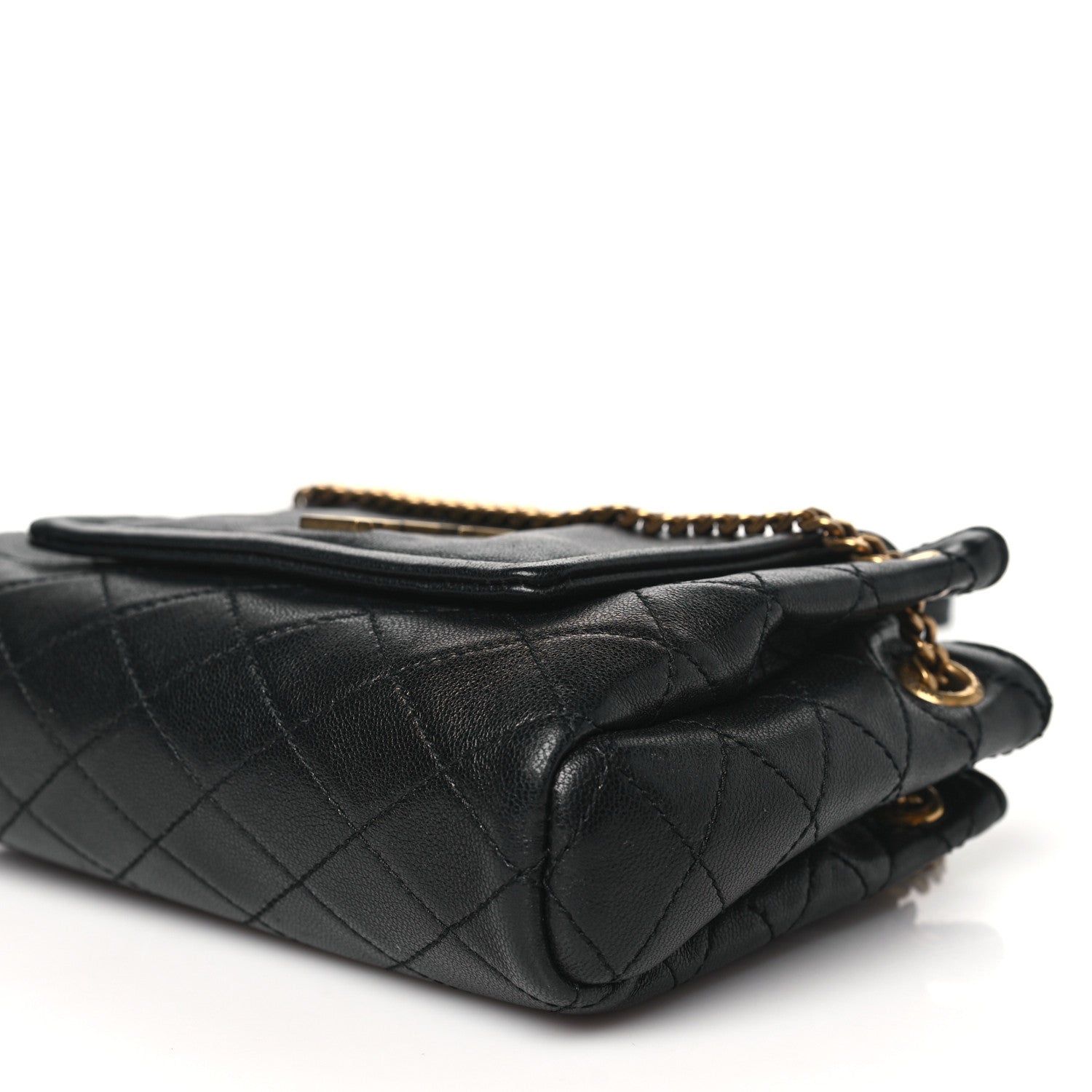 Saint Laurent Lambskin Quilted Monogram Mini Nolita Black 10 of 10