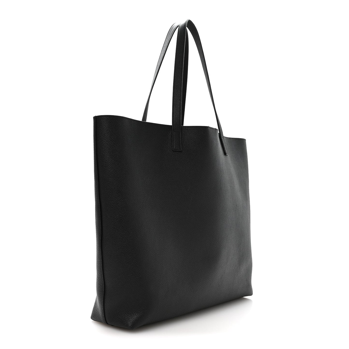 Calfskin Large Shopping Tote Black