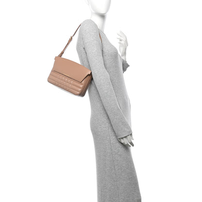 Burberry Lambskin Quilted Catherine Shoulder Bag Beige 2 of 10