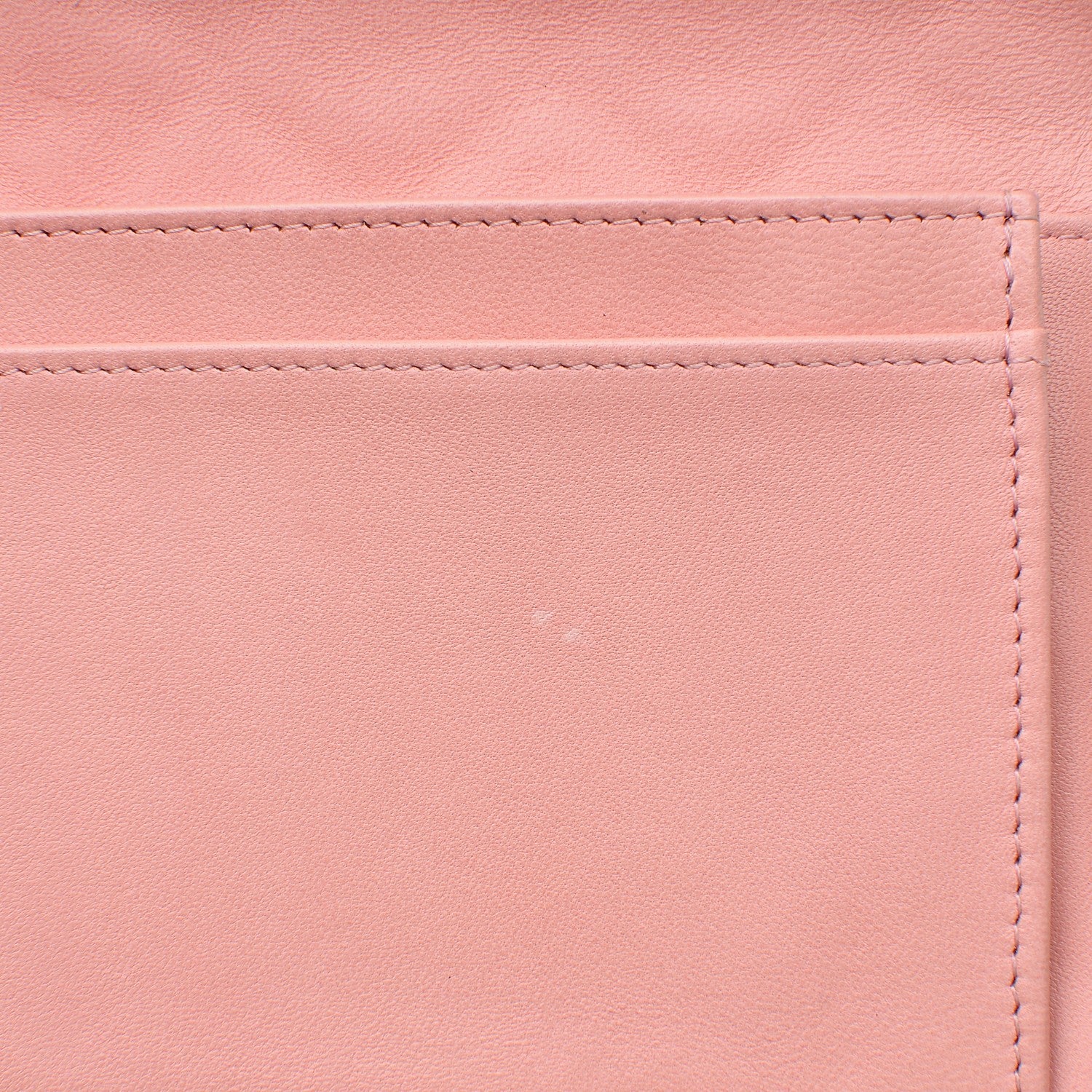 Chanel Lambskin Quilted Yen Wallet Pink 9 of 11