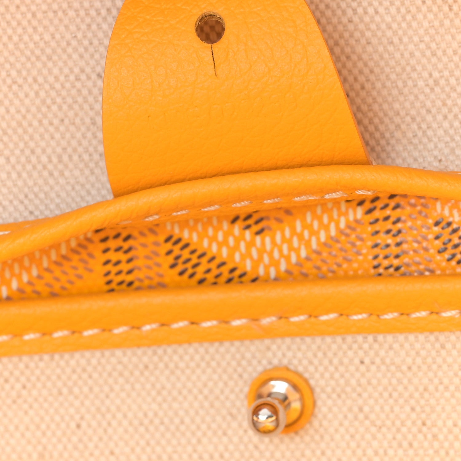 Goyard Goyardine Artois MM Yellow 6 of 10
