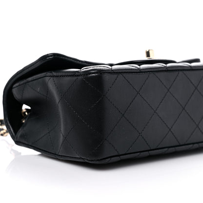 Chanel Lambskin Quilted Mini Rectangular Flap Black 8 of 12