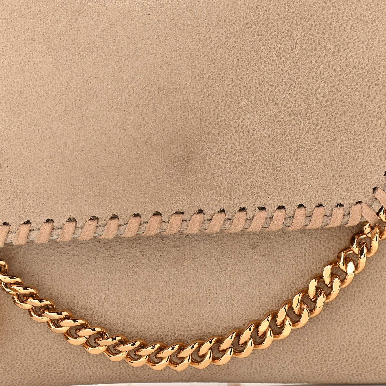 Stella McCartney Shaggy Deer Mini Falabella Crossbody Bag Beige 6 of 8