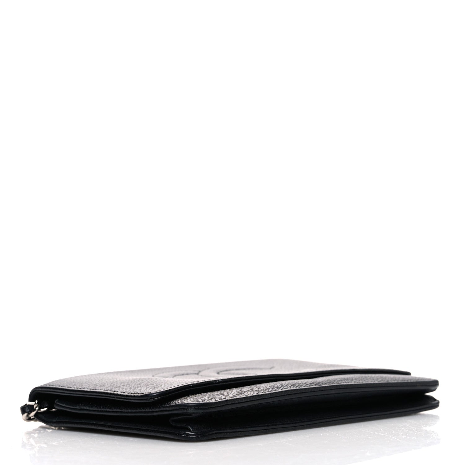 Chanel Caviar Timeless CC Wallet On Chain WOC Black 4 of 12
