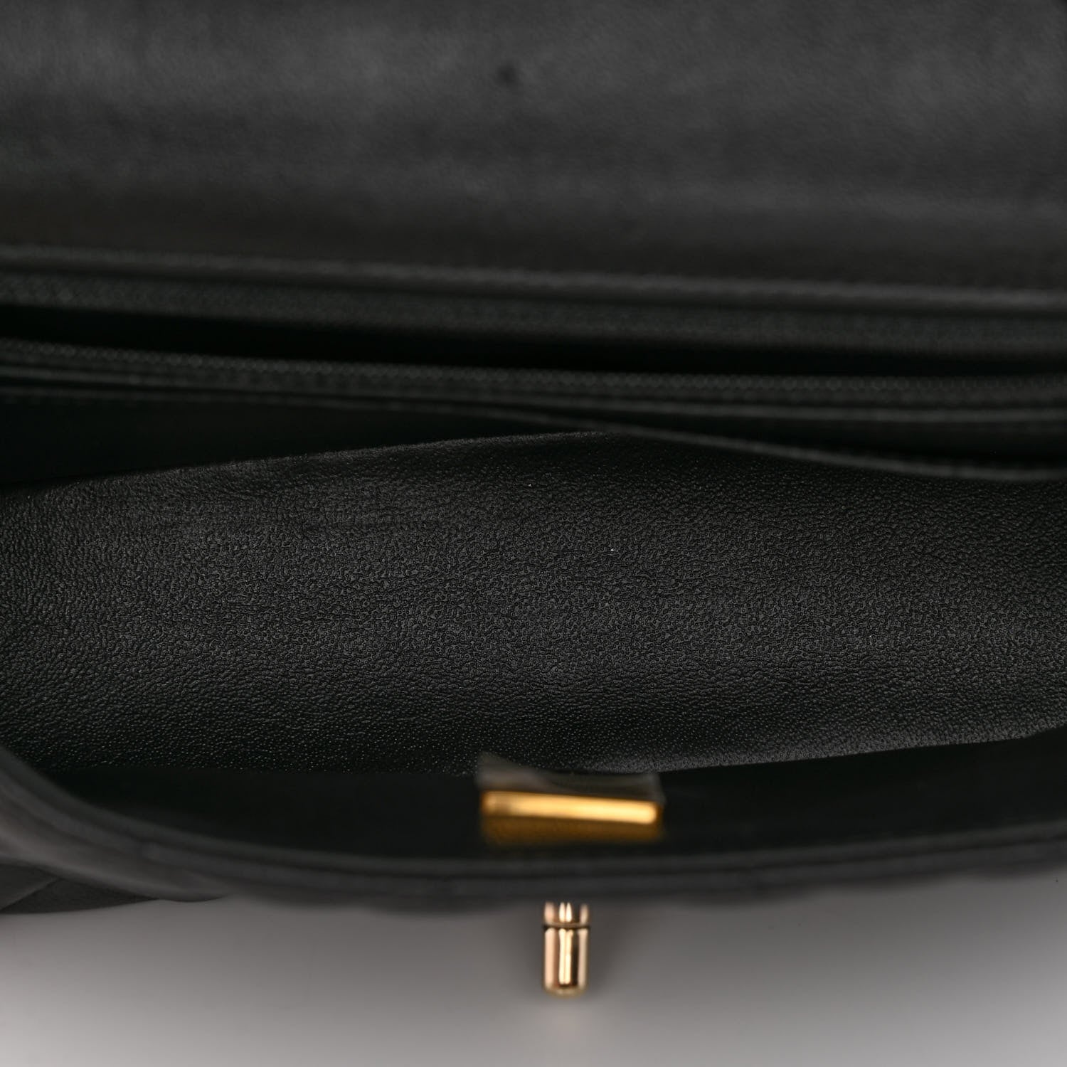 Chanel Lambskin Quilted Mini Rectangular Flap Black 6 of 11