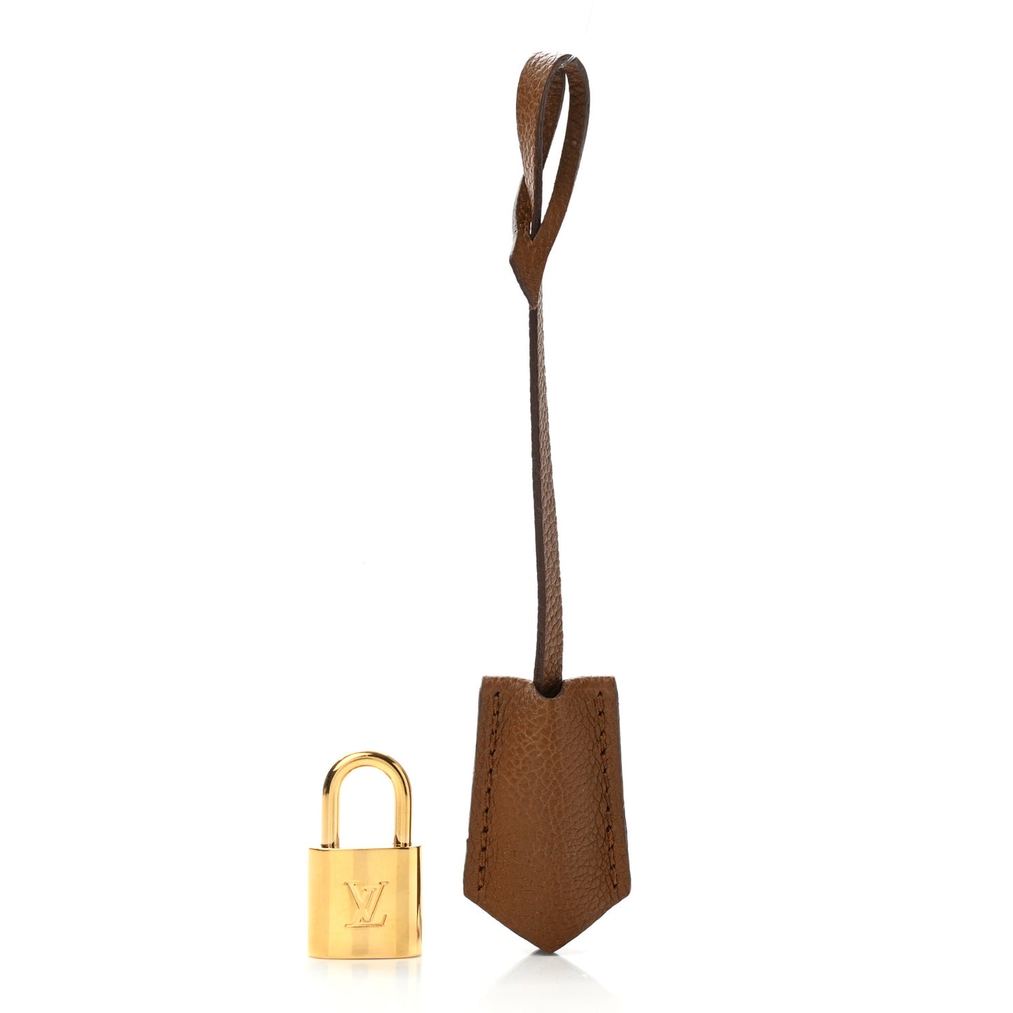 Calfskin Clochette Key Bell Holder Dark Brown