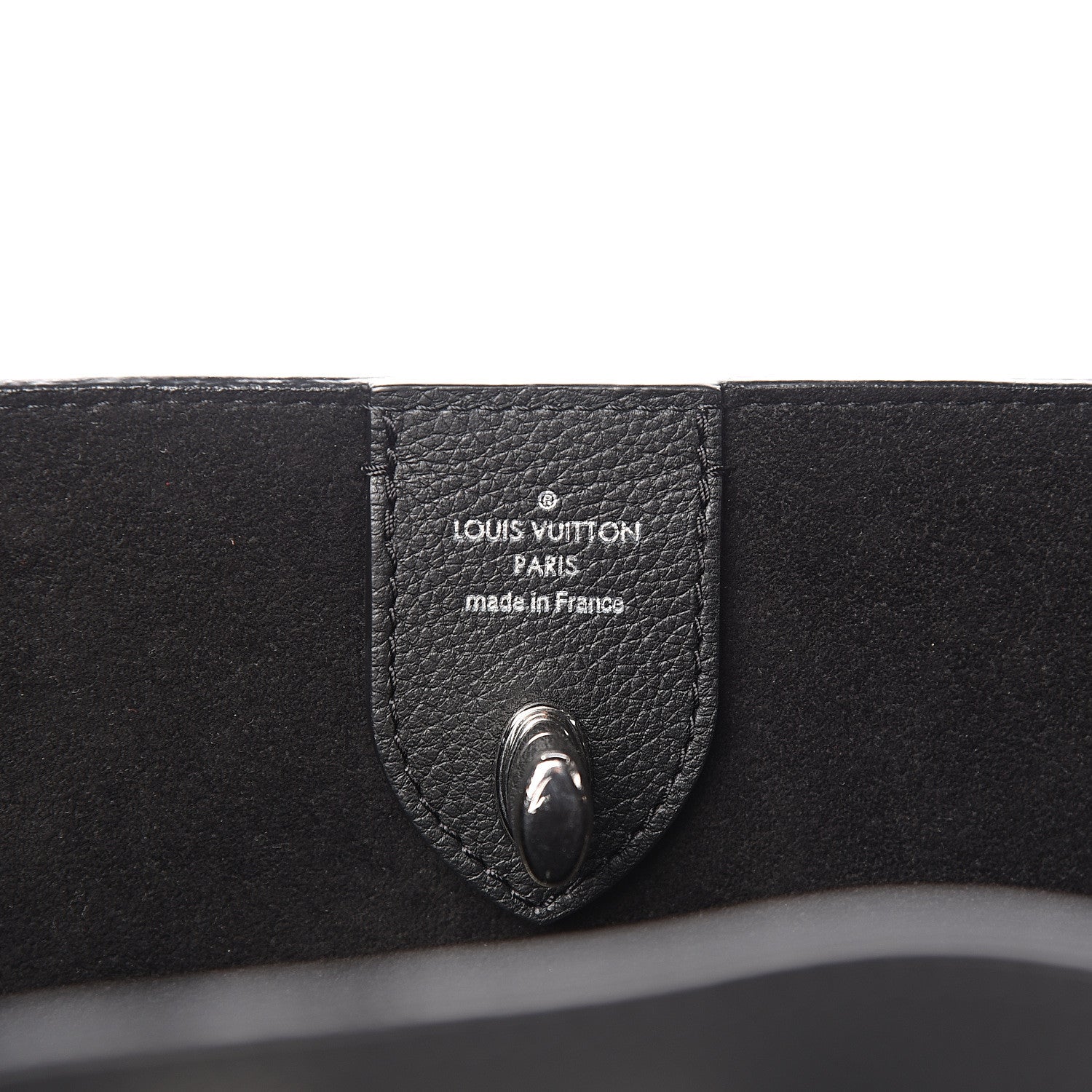 Louis Vuitton Calfskin Lockme Go Tote Black 5 of 8