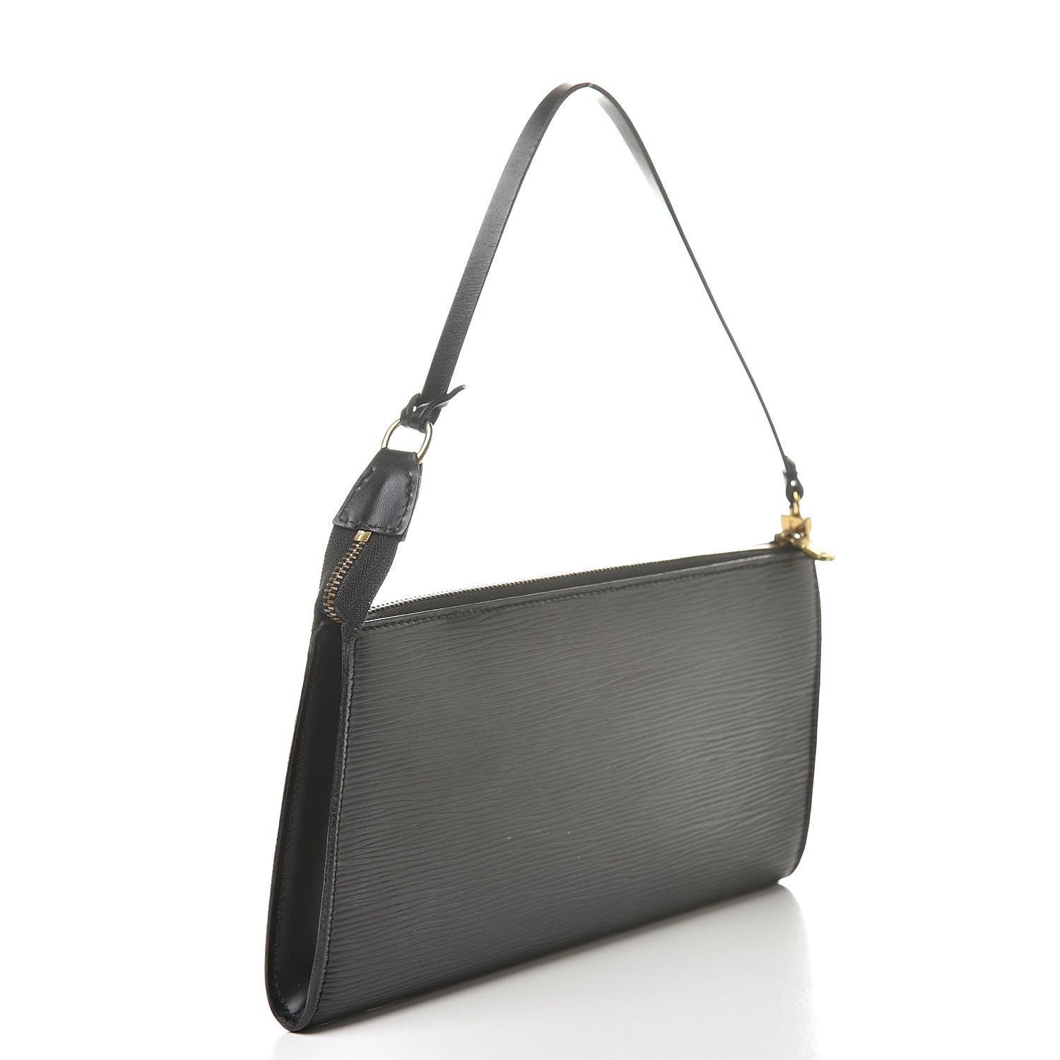 Louis Vuitton Epi Pochette Accessories 24 Black 3 of 12