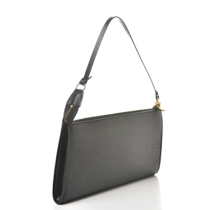Louis Vuitton Epi Pochette Accessories 24 Black 3 of 12