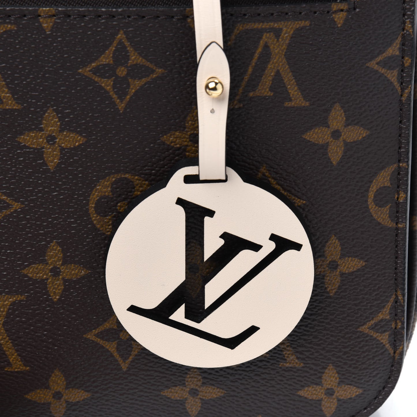 Monogram Braided Pochette Metis Creme Beige
