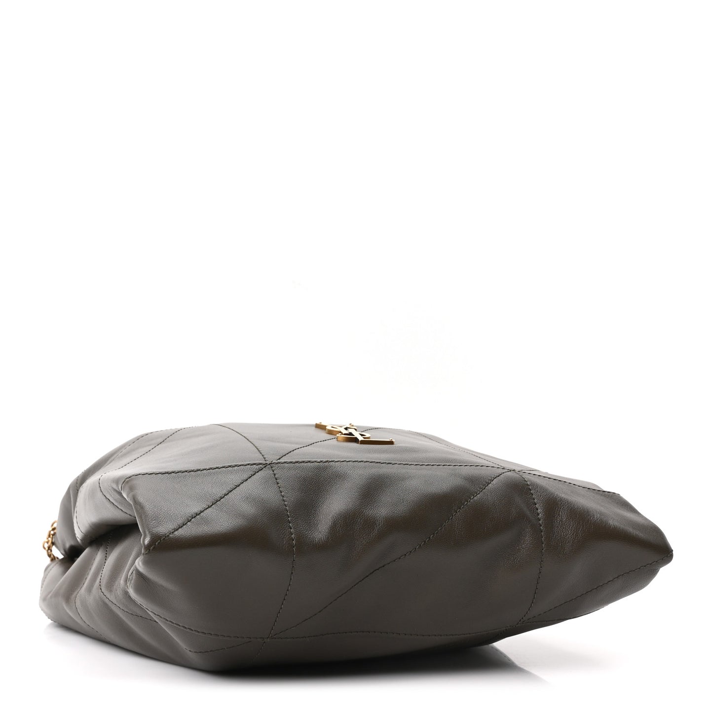 Lambskin Matelasse Monogram Medium Jamie 4.3 Pochon Light Musk