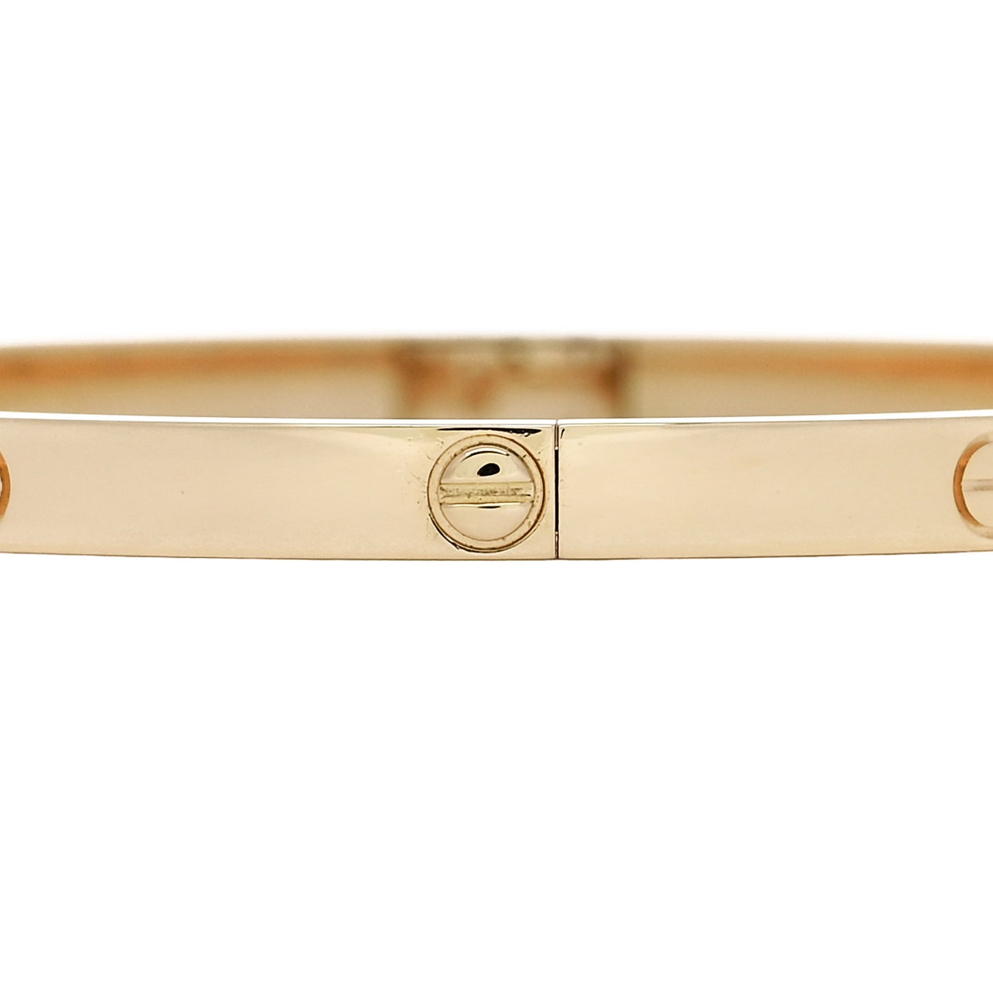 18K Yellow Gold Small LOVE Bracelet 17