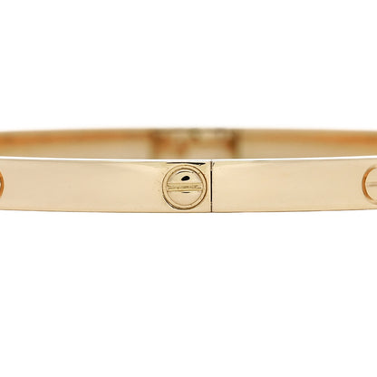 Cartier 18K Yellow Gold Small LOVE Bracelet 17 4 of 8