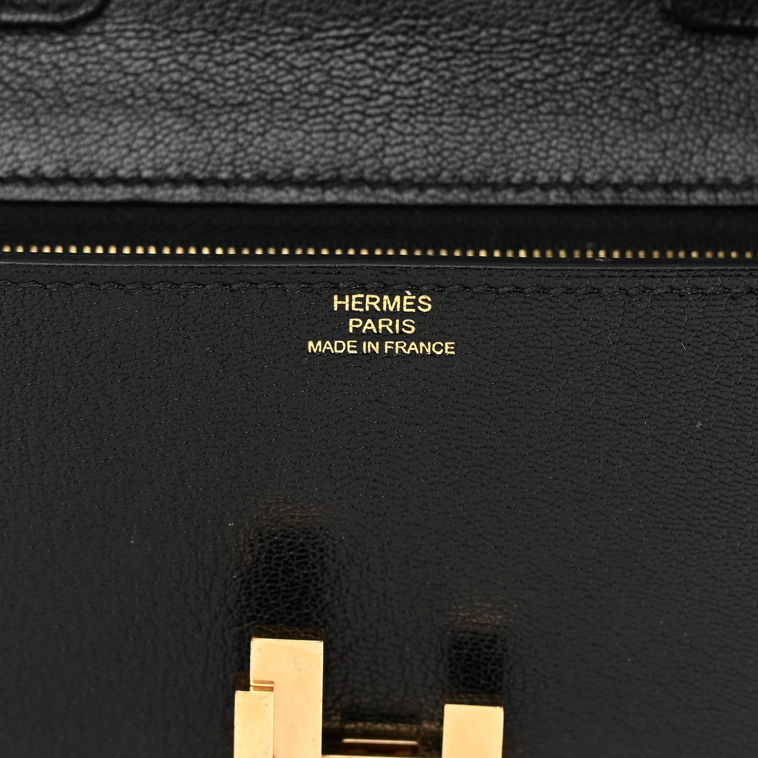 Hermes Chevre Mysore Cinhetic To Go Wallet Black 6 of 14