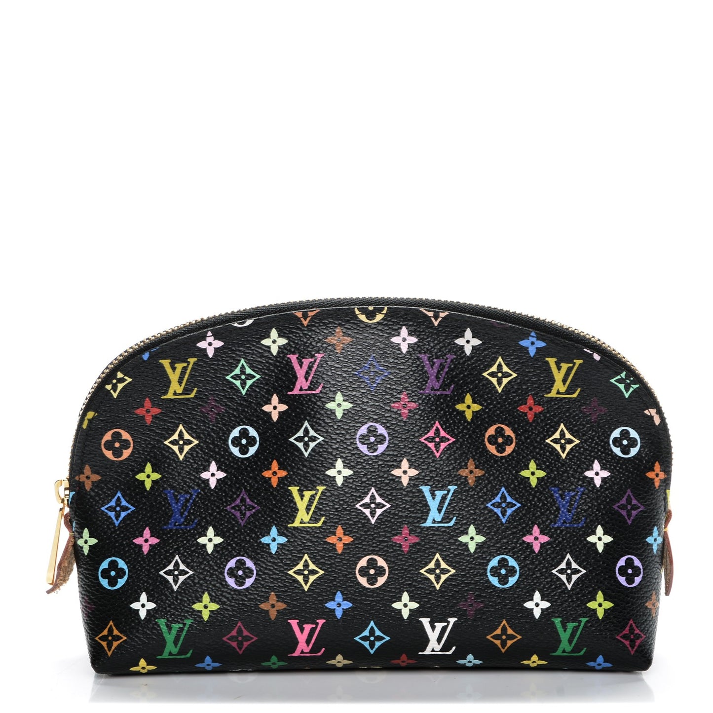 Monogram Multicolor Cosmetic Pouch Black Grenade