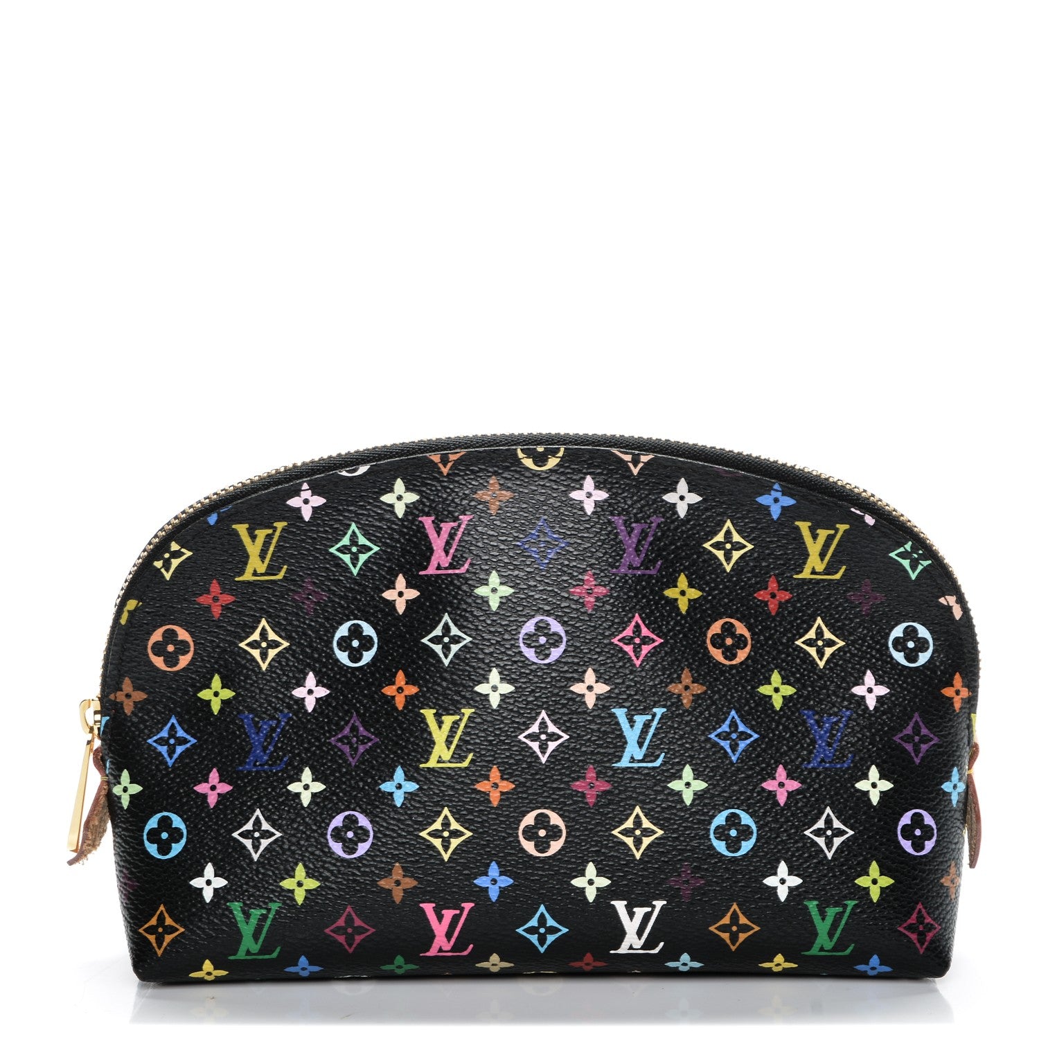 Louis Vuitton Monogram Multicolor Cosmetic Pouch Black Grenade 1 of 7