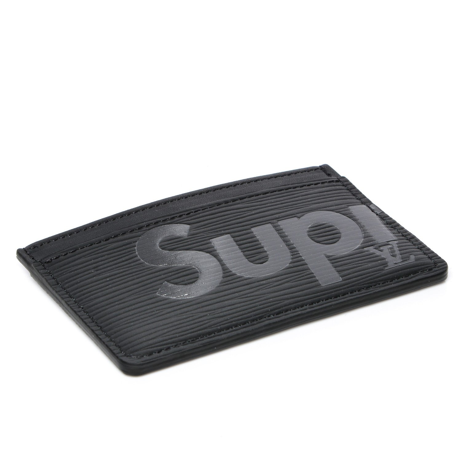 Louis Vuitton X SUPREME Epi Card Holder Black 4 of 7