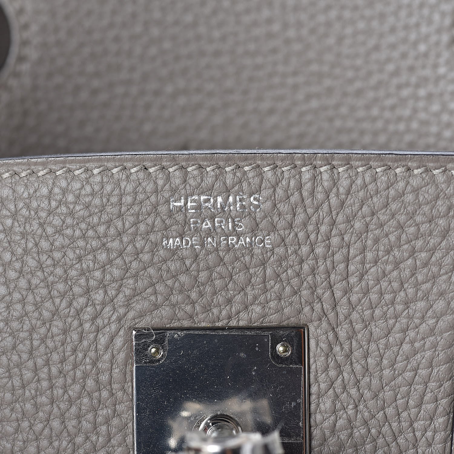Hermes Togo Birkin 30 Gris Asphalte 8 of 30