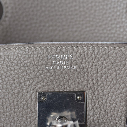 Hermes Togo Birkin 30 Gris Asphalte 8 of 30