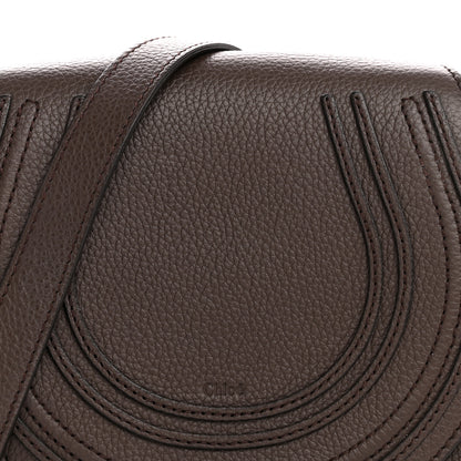 Chloe Calfskin Mini Marcie Round Crossbody Bag Nut 8 of 12