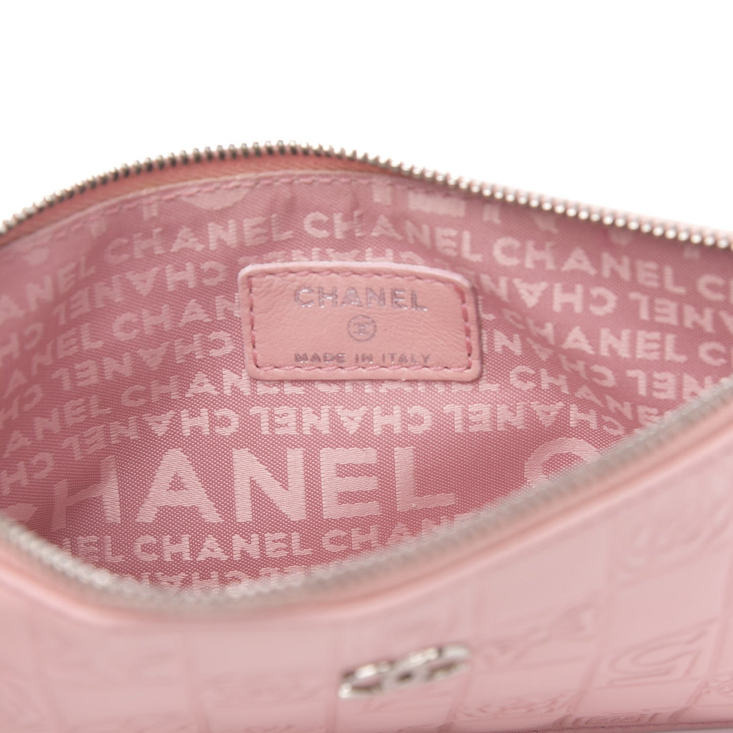 Lambskin Precious Symbols Pochette Pink