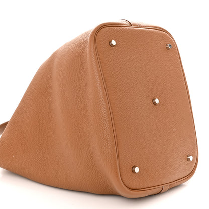 Hermes Taurillon Clemence Picotin Lock TGM Gold 9 of 12
