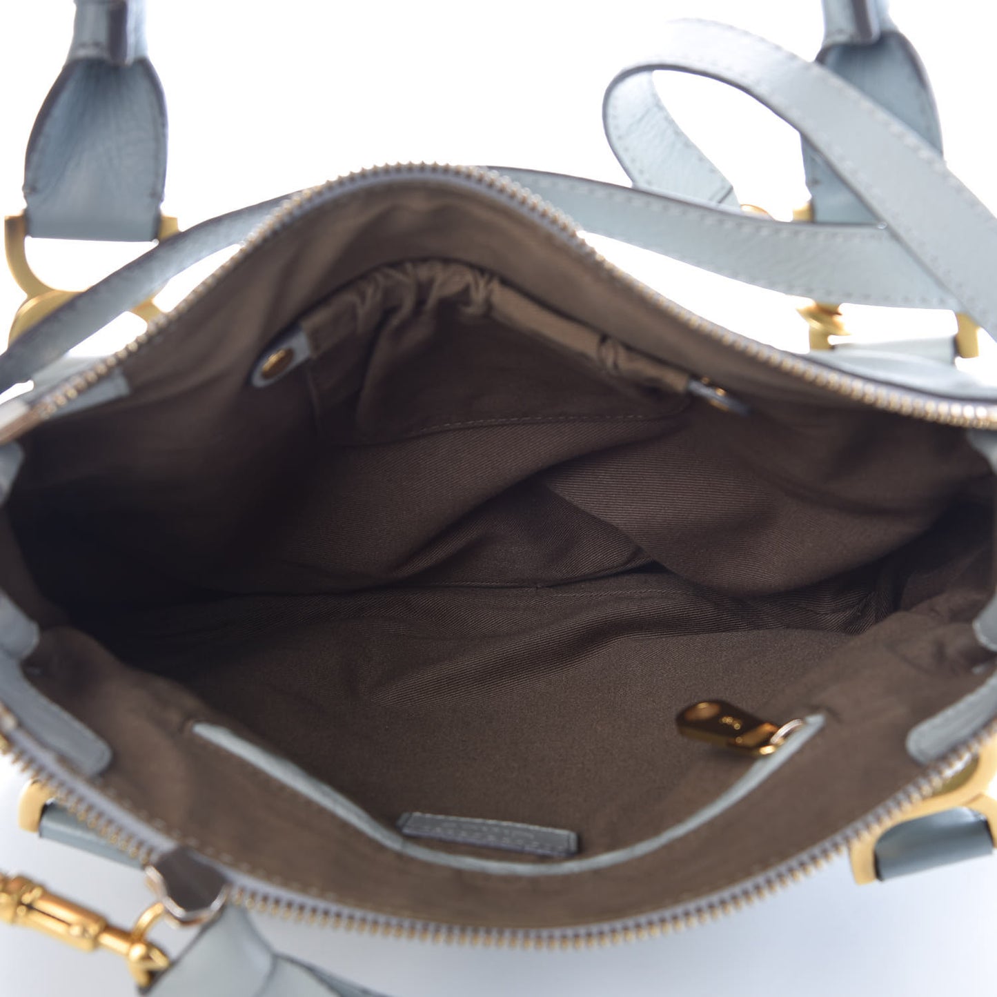 Calfskin Medium Marcie Satchel Cloudy Blue