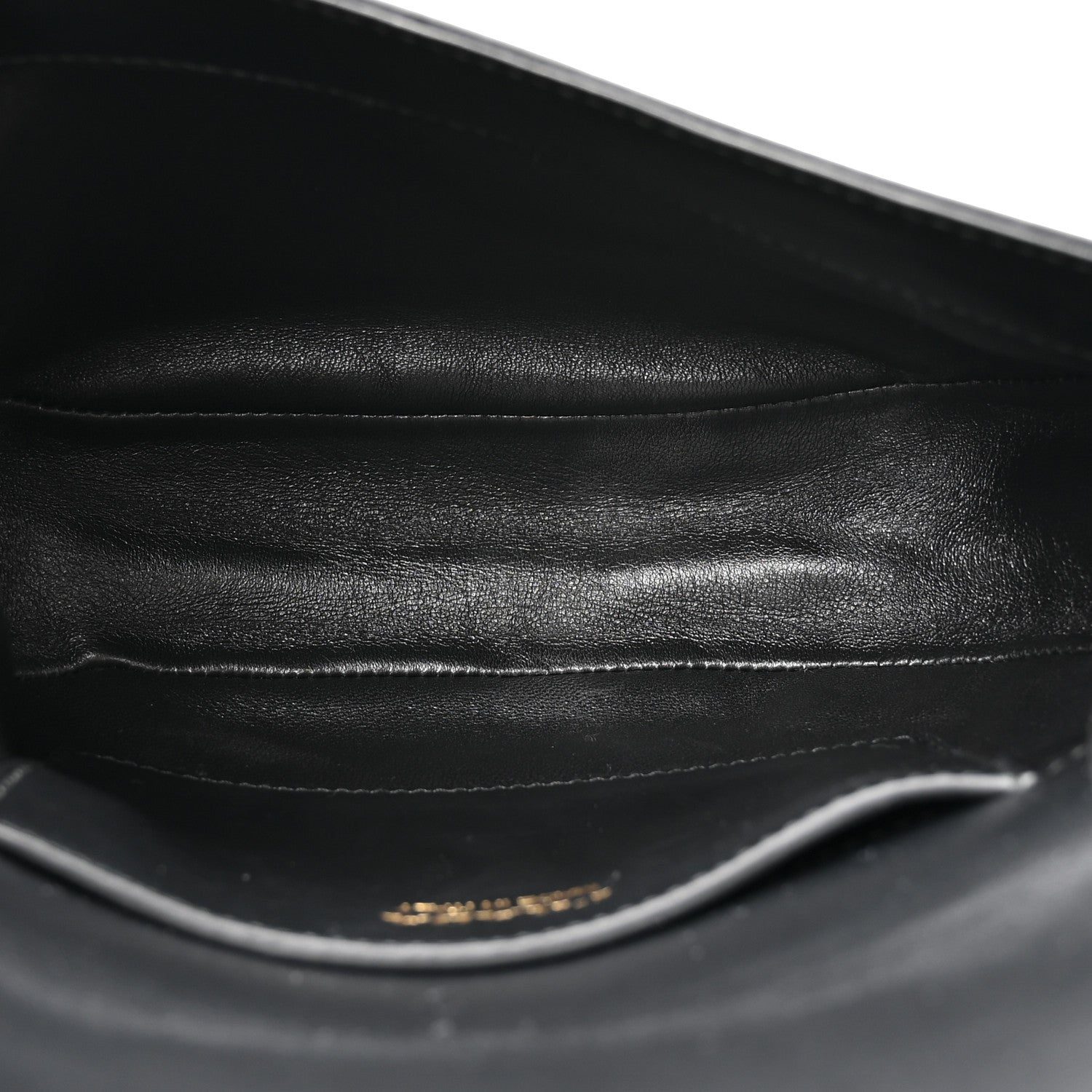Prada Soft Calfskin Triangle Arque Flap Shoulder Bag Black 5 of 10