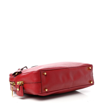 Prada Saffiano Lux Petite Bowler Fuoco 4 of 9