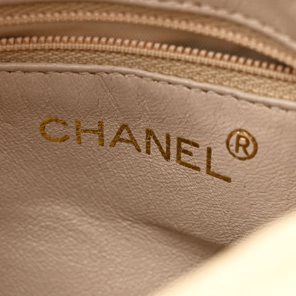 Chanel Lambskin Quilted Tassel Flap Camera Case White 6 of 14