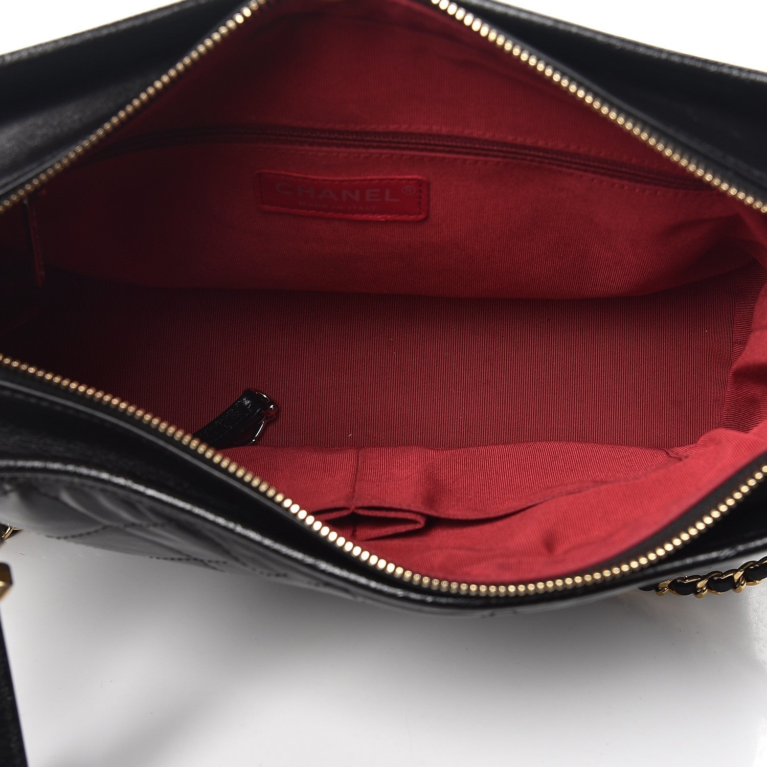 Chanel Aged Calfskin Quilted Medium Gabrielle Hobo Black 6 of 11