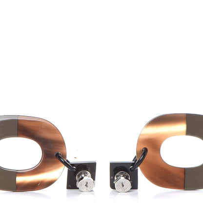 Hermes Buffalo Horn Isthme Earrings 3 of 5