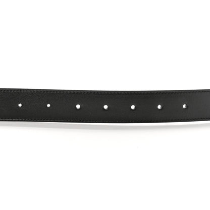 Gucci Plutone Calfskin Double G 30mm Belt 100 40 Black 3 of 11