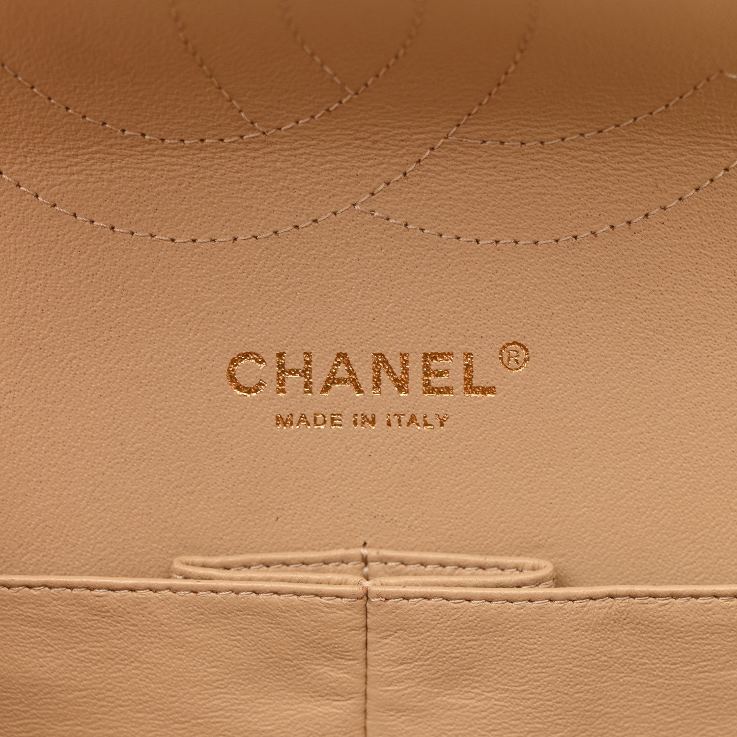 Chanel Caviar Quilted Jumbo Double Flap Beige 6 of 10