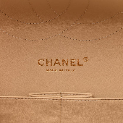 Chanel Caviar Quilted Jumbo Double Flap Beige 6 of 10